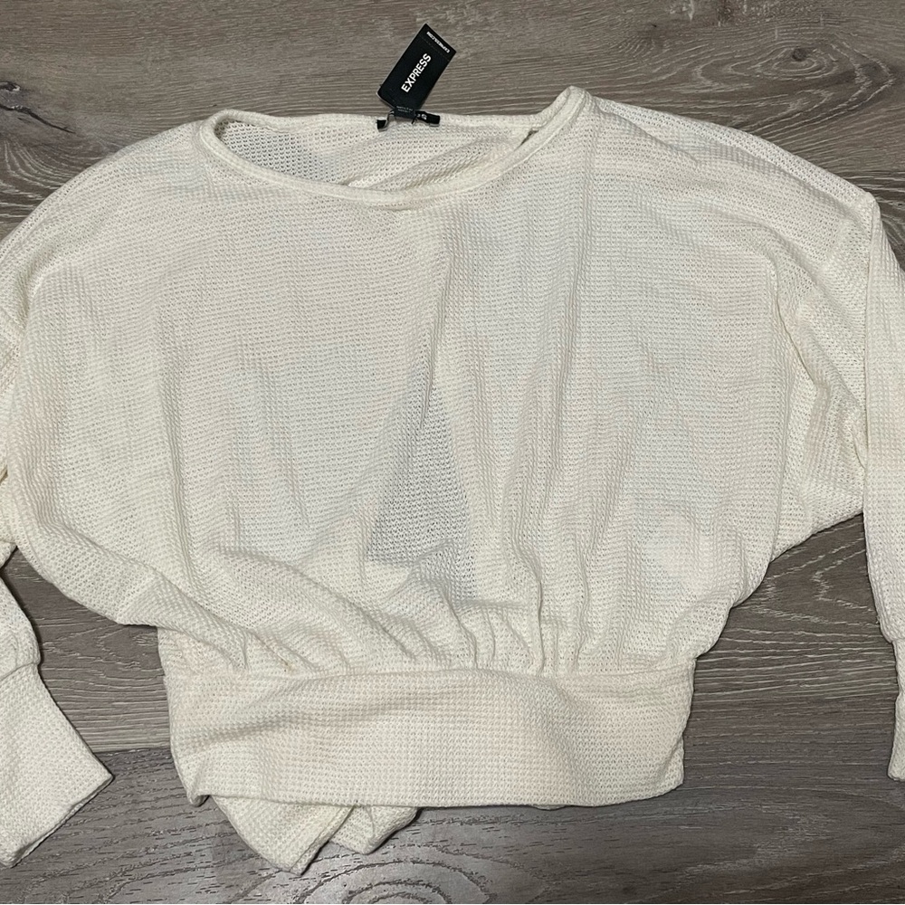NWT Express Tie Back Knot Top - S